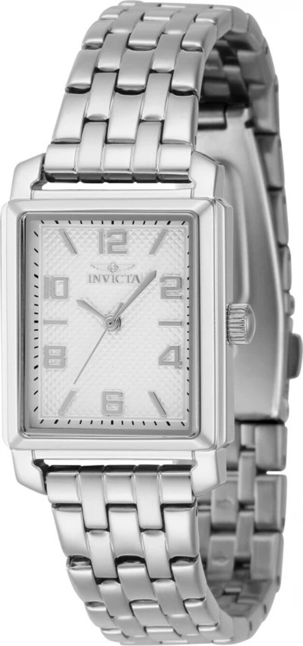 Invicta Vintage Quartz Silver Dial Ladies Watch 46662 - Silver-tone